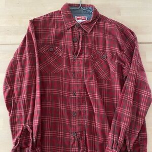 Wranglers button down shirt